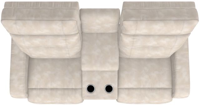 La-Z-Boy® Baron Taupe Power Wall Reclining Loveseat with Console, Headrest and Lumbar-5