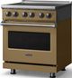 Viking® 5 Series 30" Golden Hour Pro Style Electric Range with Polished Chrome Trim-3