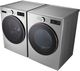 LG Graphite Steel Front Load Washer & Electric Dryer Laundry Pair-3