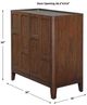 Uttermost® On The Block Dark Walnut 2-Door Cabinet-3