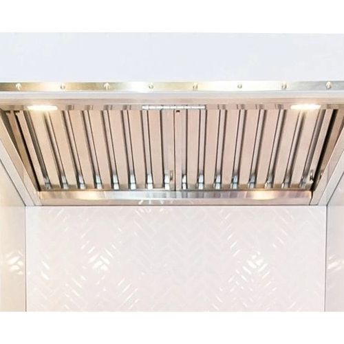 BlueStar® Designer Series Hampton 66'' Custom Color Match Paint Wall Mounted Range Hood-3