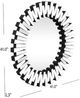 Bassett Mirror Baka Silver Wall Mirror-2