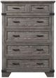 Intercon Forge Wire Brushed Steel Gray 6-Drawer Standard Chest-1