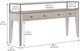 A.R.T. Furniture® Mezzanine Glass Top Console Table with Dove Gray Base-2