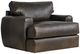 Bernhardt Cameron Bernhardt Living Brown Leather Swivel Chair-0