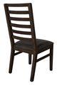 International Furniture Direct Black Balam 2-Piece Oil Black Side Chair Set-2