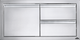 Napoleon Stainless Steel Single Drawer and Double Drawer Combo-0