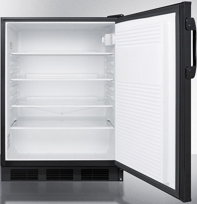 Accucold® by Summit® 24" 5.5 Cu. Ft. Black Compact Refrigerator-2