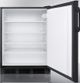 Accucold® by Summit® 24" 5.5 Cu. Ft. Black Compact Refrigerator-2