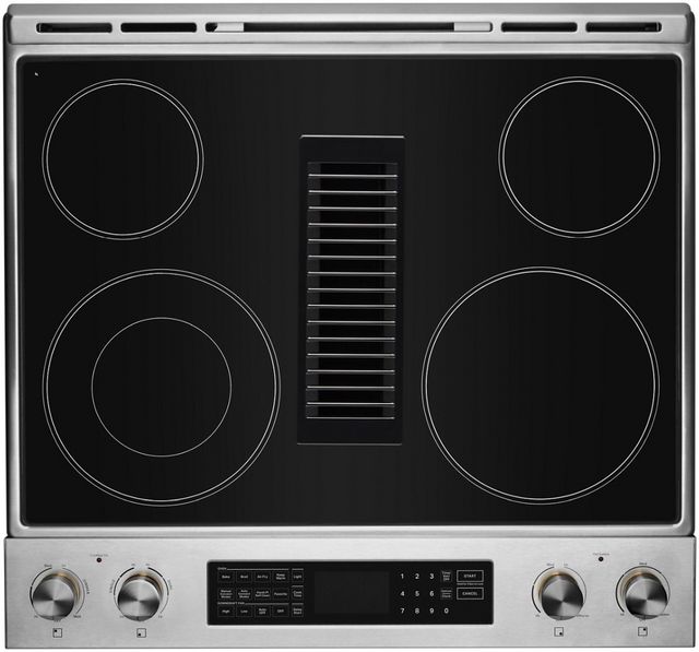 JennAir® RISE™ 30" Stainless Steel Pro Style Electric Range-3