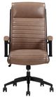 Parker House® Smooth Latte Leather Desk Chair-2