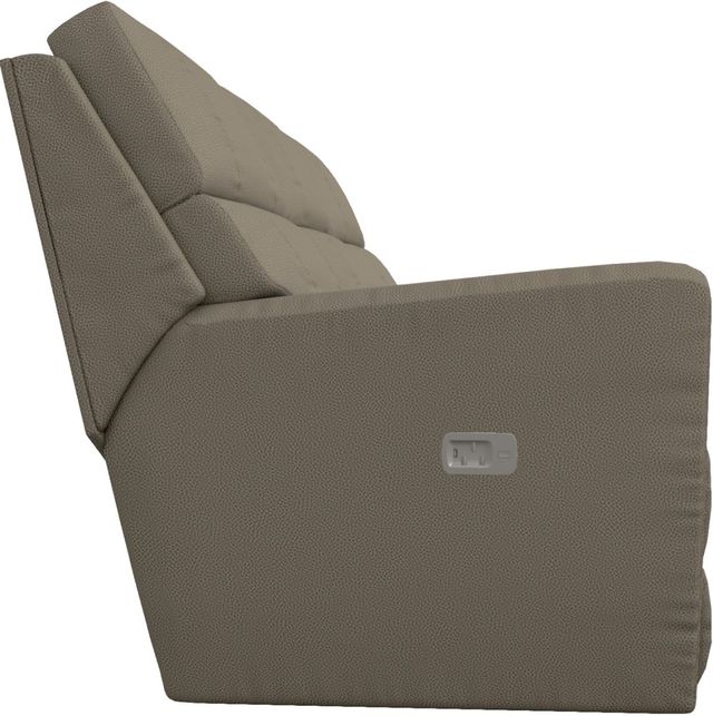 La-Z-Boy® Apollo Fossil Power Reclining Sofa with Headrest and Lumbar-4