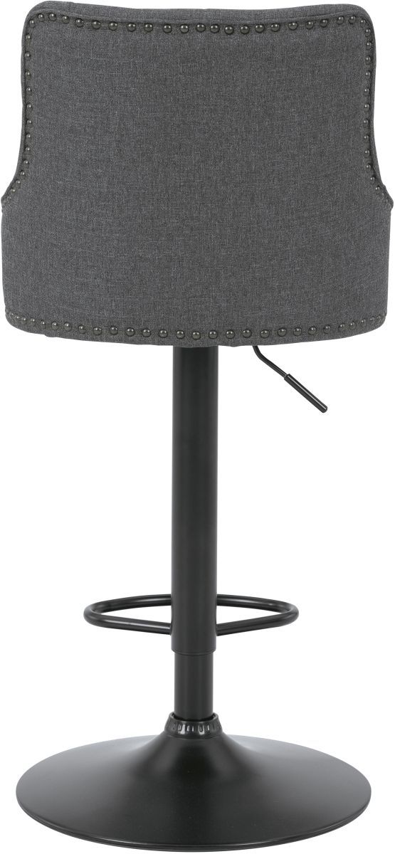 Signature Design by Ashley® Gaddison Gray Upholstered Swivel Bar Stool-1