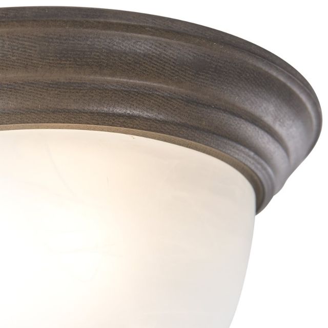 YHD Dark Brown 1-Light Flush Mount Lighting-4