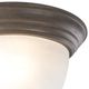 YHD Dark Brown 1-Light Flush Mount Lighting-4
