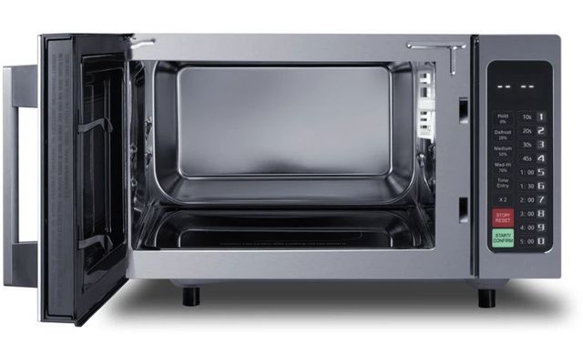 Summit® 0.9 Cu. Ft. Stainless Steel Commercial Countertop Microwave-1