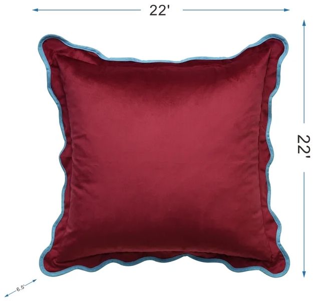 Stylecraft Tamara Day Red Designer Throw Pillow-1