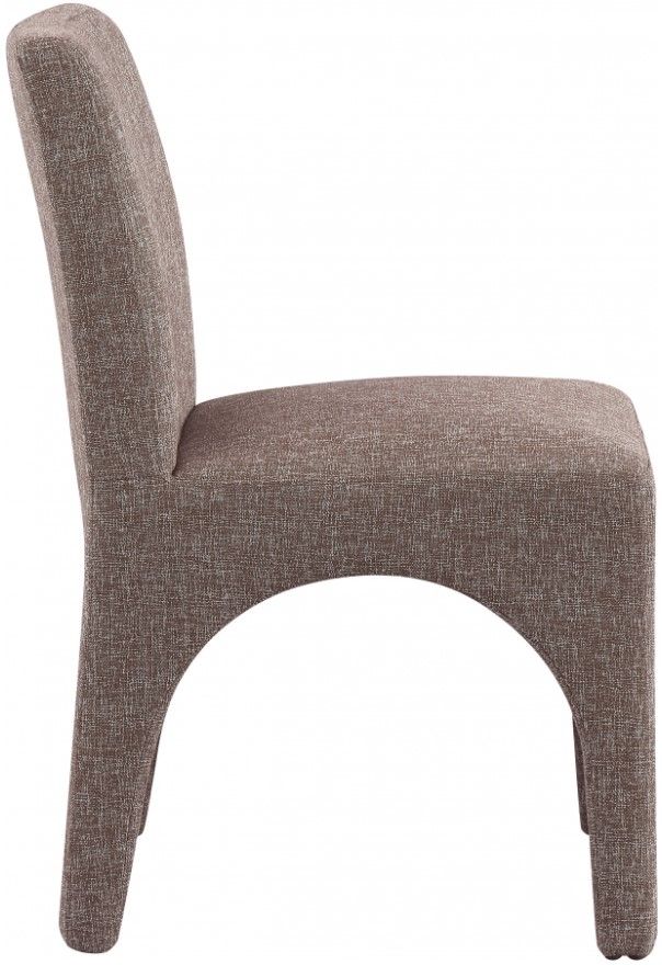 Meridian Furniture Gramercy Brown Upholstered Dining Side Chair-2