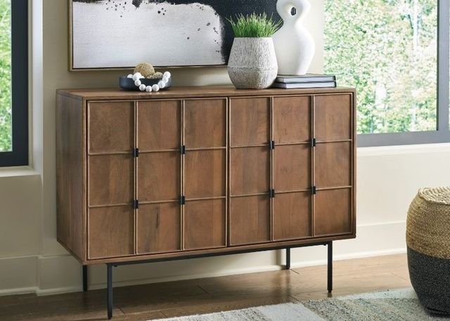 Signature Design by Ashley® Juddins Brown Accent Cabinet-4