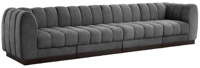 Meridian Furniture Quinn 4-Piece Grey Modular Sofa-0