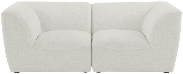 Meridian Furniture Miramar 2-Piece Cream Modular Sofa-1