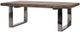 A & B Home Mateo Brown/Stainless Steel Coffee Table-0