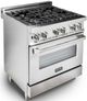ZLINE 2 Piece Stainless Steel Dual Fuel Kitchen Package-3