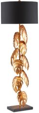 Currey & Company Irvin Black/Vintage Gold Floor Lamp-0