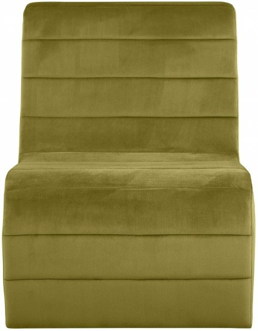 Meridian Furniture Ivy Olive Velvet Accent Chair-1