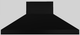 Vent-A-Hood® 66" Black Wall Mounted Range Hood-0