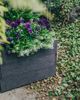 C R Plastics Modern Greystone Rectangle Planter-2