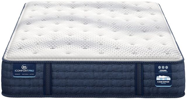 Serta® iCOMFORTPRO™ Ambrose 13" Latex Plush Tight Top Twin XL Mattress-2