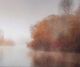 Stylecraft Misty Autumn Pound Brown/Off-White/Orange Wall Art -2
