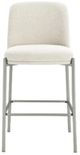 Modus Furniture Crossroads 2.0 Dion Brushed Nickel/Natural Light Upholstered Bar Stool-1