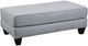 Corinthian Furniture Atlantic Silver Ottoman-0
