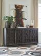Signature Design by Ashley® Roseworth Distressed Black Accent Cabinet-4