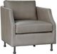 Bernards Tarrington Sand Leather Accent Chair-0