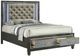 New Classic® Home Furnishings Radiance Black Pearl Queen Panel Storage Bed-4
