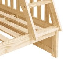 Mazin Furniture Bartly Natural Twin/Full Bunk Bed-3