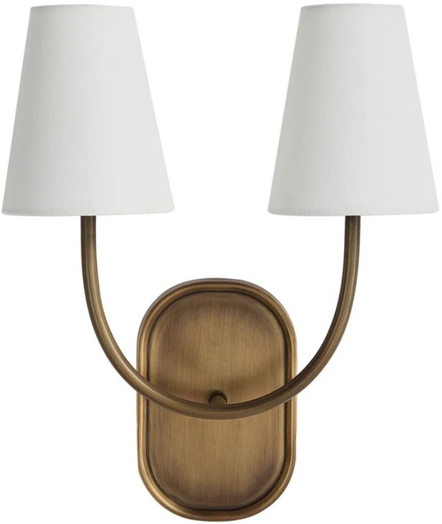 Renwil® Maddie Dark Antique Brushed Brass Wall Sconce-2