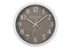 Monarch Specialties Inc. Dark Bronze 12" Wall Clock with White Numbers-0