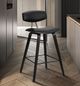 Armen Living Fox Black 25.5" Counter Stool-3