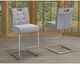 Brassex Inc. Misha 2-Piece Grey Counter Stool Set-1