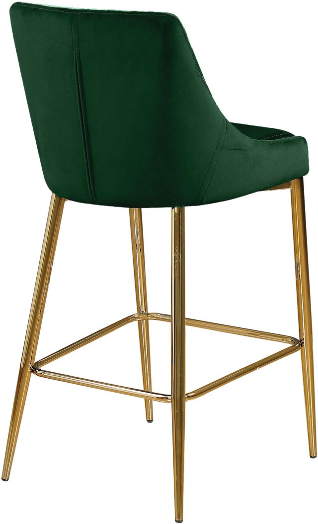 Meridian Furniture Karina Green Velvet Counter Stool-1