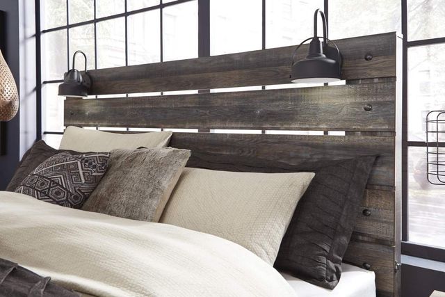 Signature Design by Ashley® Drystan Brown Queen Panel Bed-4