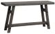 Liberty Furniture Modern Farmhouse Dark Gray Splay Leg Sofa Table-1