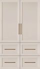SKS 48" 26 Cu. Ft. Panel Ready Built-In French Door Refrigerator-0