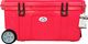 Chilly Moose 75L Canoe Red Chilly Ice Box Wheeled Explorer-0