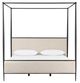 Four Hands Xander Savoy Parchment Queen Canopy Bed-1