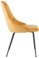 Mazin Furniture Plumeria Mustard Yellow Dining Side Chair -2